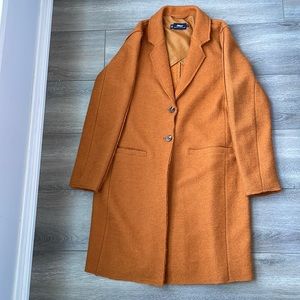 Orange fall jacket
